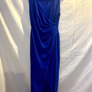 Electric Blue Shimmering Gown